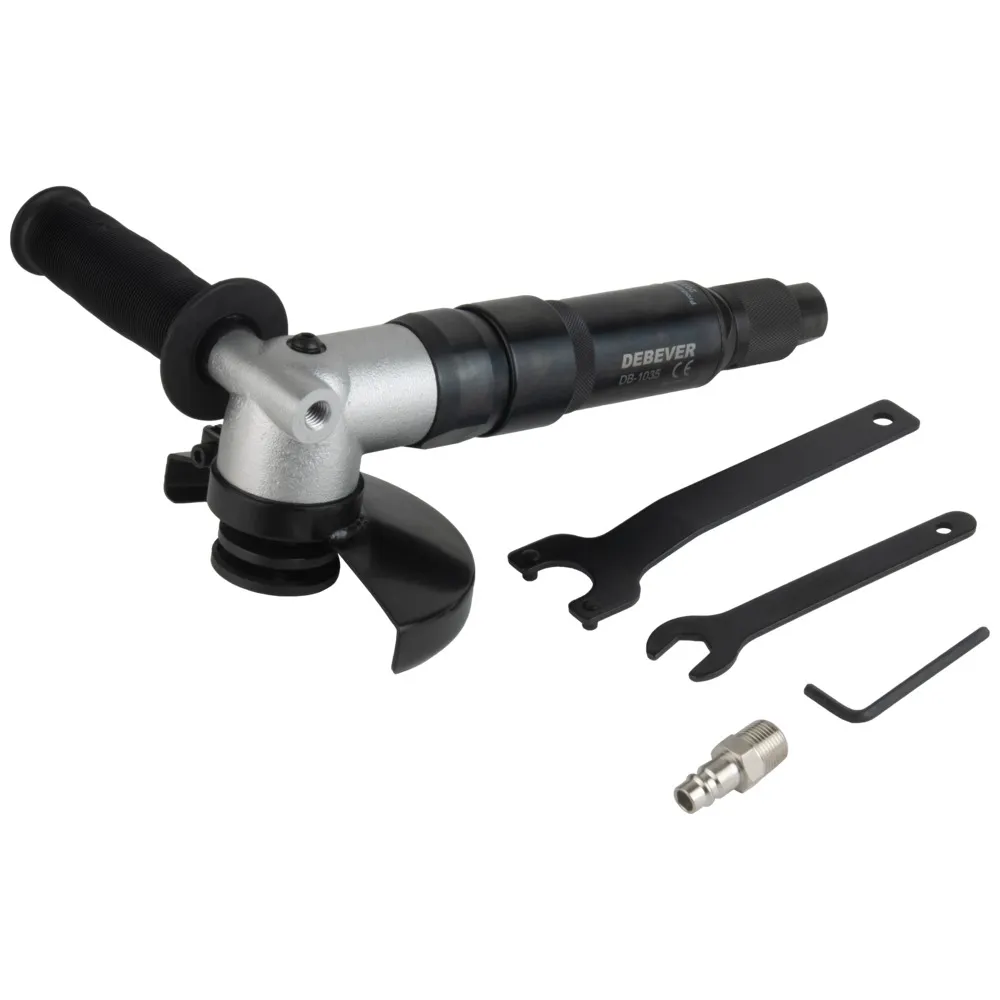 Угловая шлифовальная машина пневматическая 125 мм; поворотное кольцо; 12000 об/мин